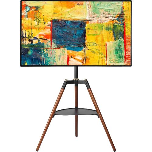 Supporto a Pavimento Cavalletto Tripod per TV LCD/LED/Plasma 32-65'' con Mensola