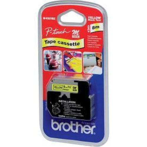 NASTRO TIPO M 9MM NERO/GIALLO