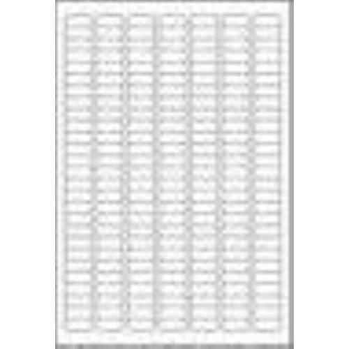 AVERY-ZWECKFORM L4731REV-25 CONFEZIONE 4.725 ETICHETTE ADESIVE 25.4x10 MM COLORE BIANCO FINITURA OPACA