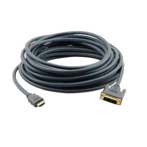 KRAMER C-HM/DM-6 CAVO PROLUNGA DA HDMI 4K2K 19 PIN MASCHIO A DVI-D 24+1 PIN 1.8 MT NERO