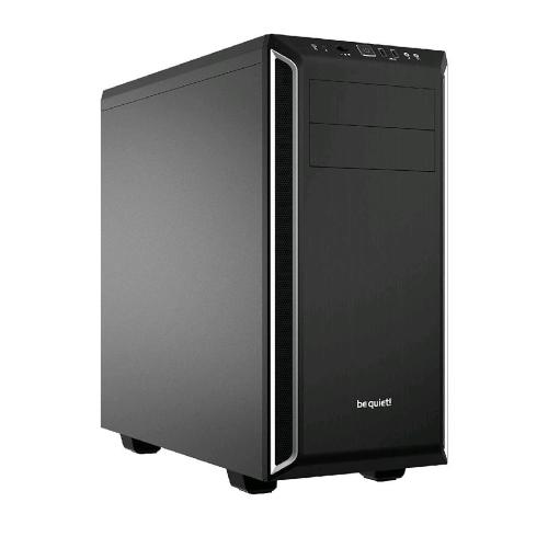 BE QUIET! BG022 CASE MIDI TOWER ATX PURE BASE 600 ATX-MICRO-ATX MINI-ITX 7 HDD SLOT- 2XUSB3.0 COLORE NERO SILVER