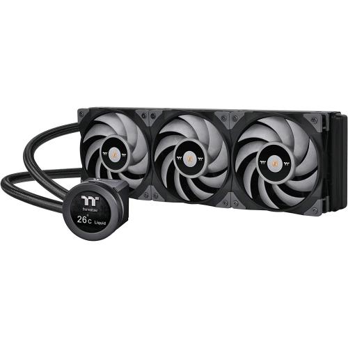THERMALTAKE TOUGHLIQUID ULTRA 360 CPU AIO LIQUID KIT RAFFREDDAMENTO A LIQUIDO TRIPLE FAN 2500rpm 28.1db NERO/GRIGIO