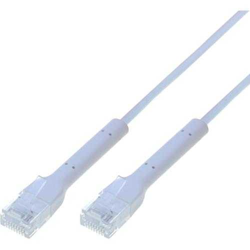 Cavo Slim Patch di Rete Pieghevole in Rame Cat.6A U/UTP 5m Bianco