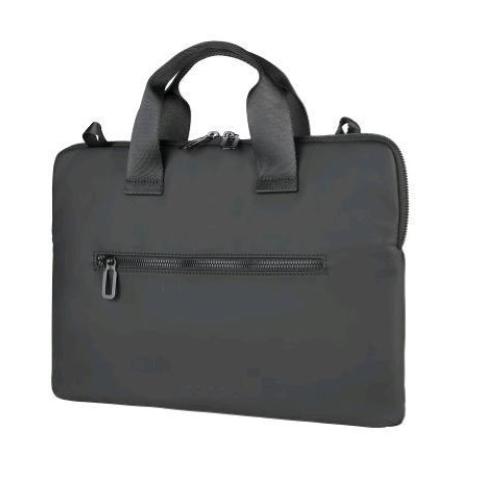TUCANO GOMMO BORSA SUPERSLIM PER NOTEBOOK DFA 15.6" IN PLASTICA RICICLATA CON SUPERFICIE GOMMATA TASCA ESTERNA CON TRACOLLA NERO