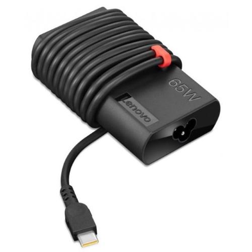 LENOVO THINKPAD 65W SLIM AC ADAPTER (USB TYPE-C) - ALIMENTATORE - 65 WATT NERO