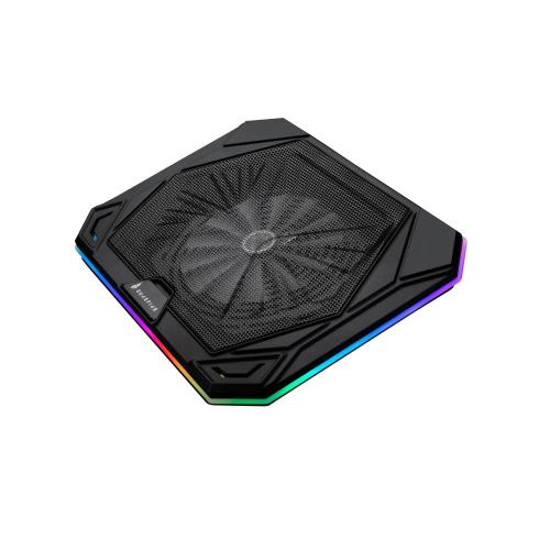 SUREFIRE BORA X1 GAMING COOLING PAD RAFFREDDATORE PER NOTEBOOK FINO A 17" ILLUMINAZIONE RGB VELOCITA' DI VENTILAZIONE REGOLABILE