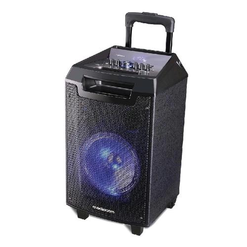 MEDIACOM M-TRSPX9S CASSA AUDIO MUSIC BOX X90S 90W BLUETOOTH HOSST USB LETTORE SCHDE MICROSD TROLLEY BLACK