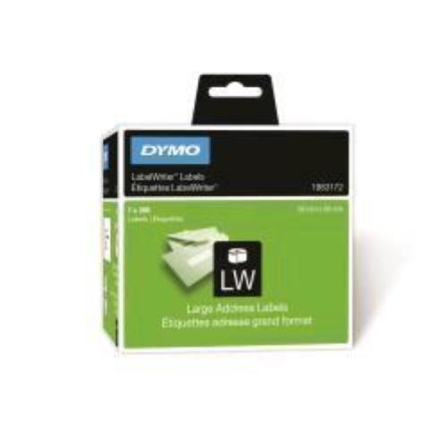 DYMO LABELWRITER CONF 260 ETICHETTE ADESIVE IN POLIESTERE 89X36 mm BIANCO