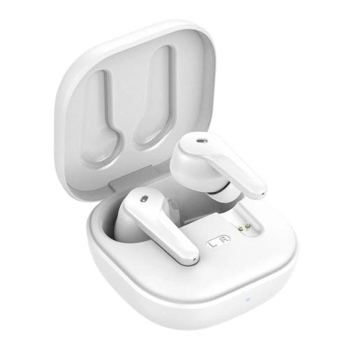 Auricolari Wireless BT v5.3 con Custodia di Ricarica 2 in 1 Bianco