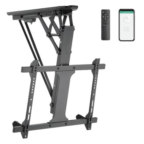 Supporto TV Motorizzato da Soffitto Inclinabile Integrazione Smart Home per TV da 32 a 70''
