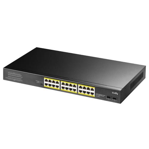 Switch Gigabit 24 Porte GbE, 2 Uplink GbE, 2 Uplink GbE/SFP Combo, GS1028PS2