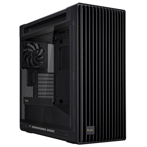 ASUS PROART PA602 TG ARGB CASE GAMING E-ATX CHASSIS IN VETRO TEMPERATO SUPPORTO RADIATORE 420mm VENTOLA DA 140mm 2 VENTOLE DA 200mm PREINSTALLATE INDICATORE DI POLVERE IRNERO