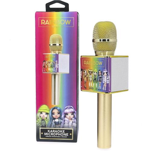 OTL RAINBOW HIGH MICROFONO KARAOKE WIRELESS ORO