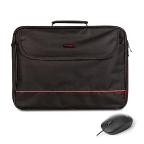 NGS BUREAU KIT BORSA PER NOTEBOOK FINO A 16" + MOUSE OTTICO USB BLACK