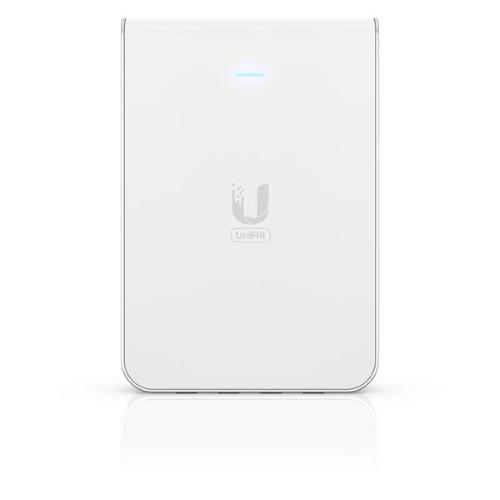 UBIQUITI U6-IW AP UNIFI U6 ACCESS POINT IN-WALL WI-FI 6 2.4 GHz 573,5 Mbit/s 5 GHz 4,8 Mbit/s PoE