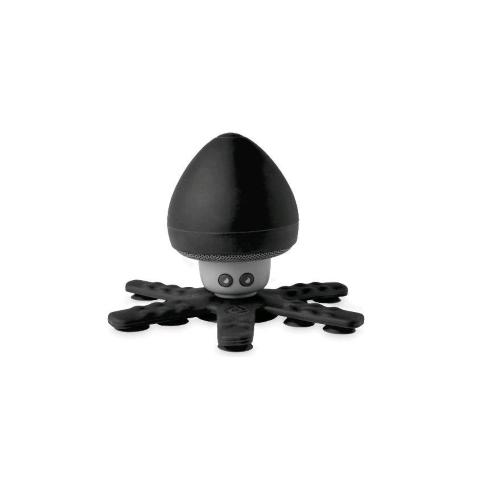 CELLY SQUIDDY DIFFUSORE WIRELESS CON 6 TENTACOLI FLESSIBILI DOTATI DI 13 VENTOSE RESISTENTE ALL'ACQUA 3 W NERO