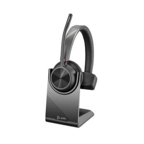 HP POLY VOYAGER 4310 CUFFIA WIRELESS MONOAURALE CON MICROFONO BASE DI RICARICA BLACK