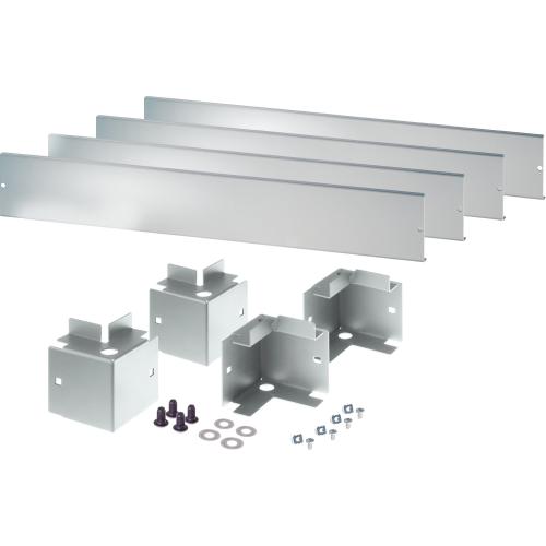 Zoccolo 800 x 800 mm per Armadi Rack Serie NextGen Grigio