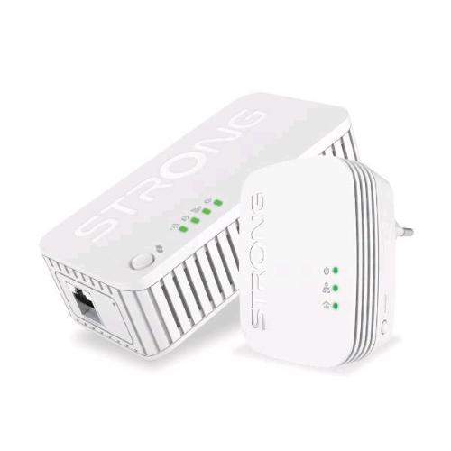 STRONG POWERLINE MINI WIFI 1000 DUO KIT DI 1 ADATTATORE POWERLINE 1000 MINI + 1 ADATTATORE POWERLINE WI-FI 1000 MINI