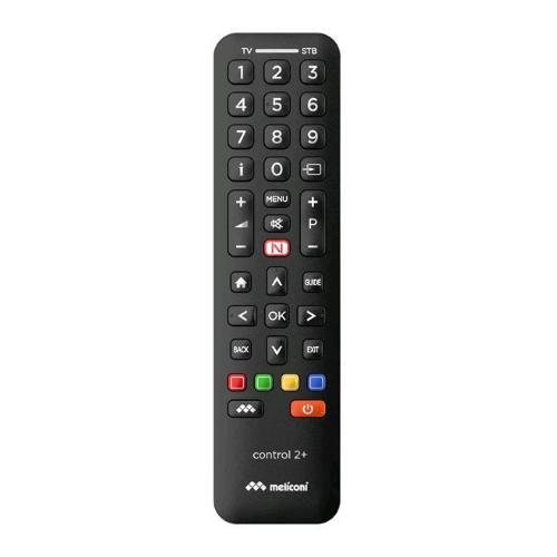 MELICONI CONTROL DIGITAL 2+ TELECOMANDO UNVERSALE 2 IN 1 PER TV E DECODER CON TASTO NETFLIX