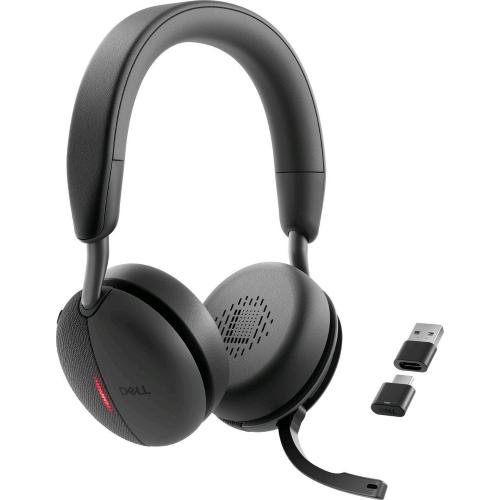 DELL WL5024 PRO WIRED ANC HEADSET CUFFIE CON MICROFONO WIRELESS ANC CANCELLAZIONE DEL RUMORE NERO