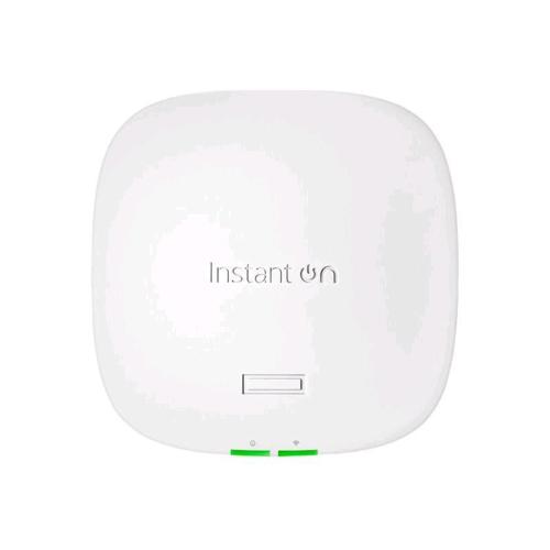 HPE NETWORKING INSTANT ON AP32 (RW) ACCESS POINT DUAL RADIO TRI BAND 2 x 2 WI-FI 6E 2400 Mbit/s PoE MONTABILE A PARETE O A SOFFITTO BIANCO