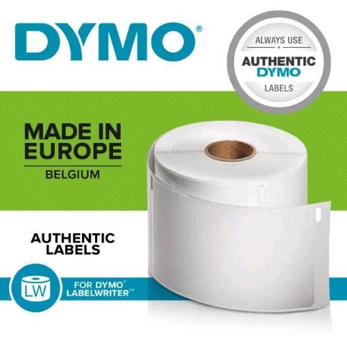 DYMO LW DURABLE ETICHETTE ADESIVE IN CARTA BIANCA PER STAMPANTE 59 x 102mm ROTOLO DA 300 ETICHETTE