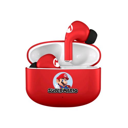 OTL AURICOLARI BLUETOOTH TRUE WIRELESS SUPER MARIO RED