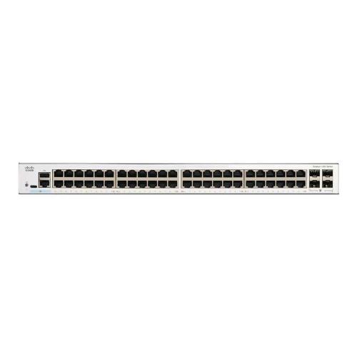 CISCO CATALYST 1200-48T-4G SWITCH GESTITO L3 - 48 x 10/100/1000Base-T + 4 x 10 Gigabit SFP+ MONTABILE SU RACK BIANCO
