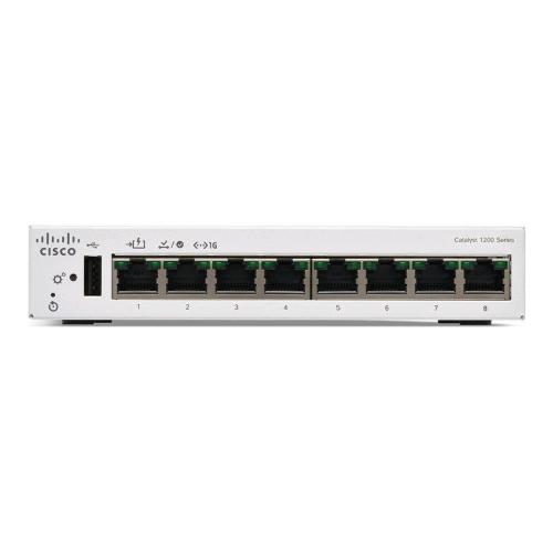 CISCO CATALYST 1200-8T-D SWITCH GESTITO L3 - 8 X 10/100/1000 - POE (67 W) DESKTOP BIANCO