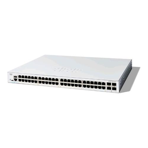 CISCO CATALYST C1200-48T-4X SWITCH GESTITO L3 - 48 x 10/100/1000Base-T + 4 x 10 Gigabit SFP+ MONTABILE SU RACK BIANCO