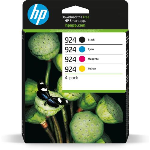 HP 924 MULTIPACK CONFEZIONE DA 4 CARTUCCE INK JET NERO GIALLO CIANO MAGENTA