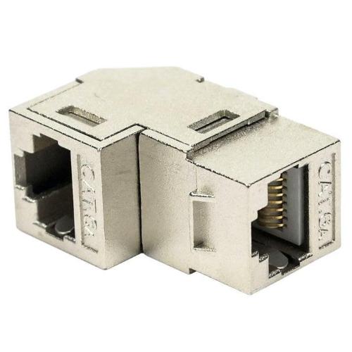 Accoppiatore RJ45 F/F 90&deg; Cat.6A Schermato
