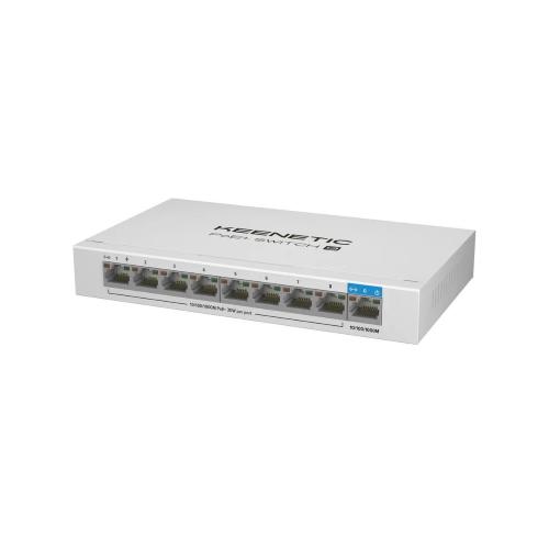 POE+ SWITCH 9 - 1 PORTA 1GBPS + 8 PORTE 1 GBPS POE+ 120W