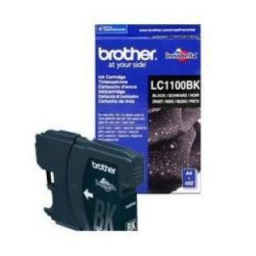 BROTHER LC-1100BK CARTUCCIA INK-JET NERO 450 PAG PER DCP385C/585CW/MFC490CW/790CW/990CW/5490CN/5890CN/6490CW/DCP6690CW