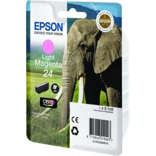 EPSON 24 CARTUCCIA INKJET MAGENTA CHIARO
