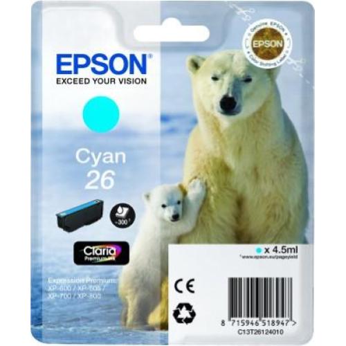 EPSON 26 CARTUCCIA INKJET CIANO