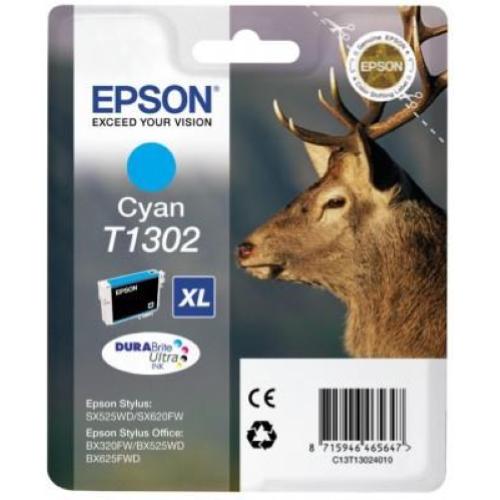 EPSON T1302 XL CARTUCCIA INKJET CIANO