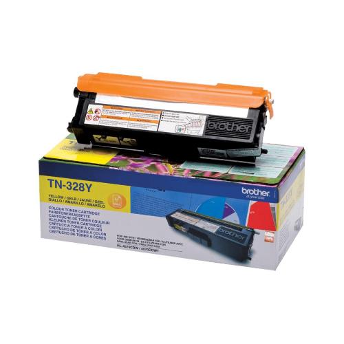 BROTHER TN-328Y TONER GIALLO PER DCP-9270CDN/HL-4570CDW-4570CDWT 6.000 PAG