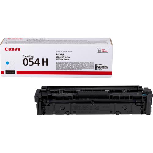 CANON 054 H TONER CIANO 2.300 PAGINE PER PER IMAGECLASS LBP622, MF641; I-SENSYS LBP621, LBP623, MF641, MF643, MF645; SATERA LBP622