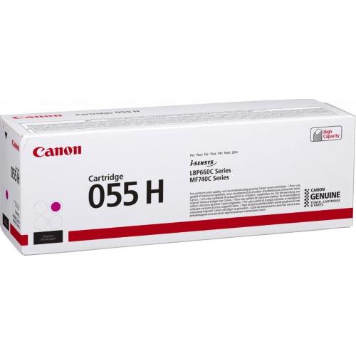 CANON 055H TONER ORIGINALE ALTA CAPACITA' 5.900 PAG COLORE MAGENTA