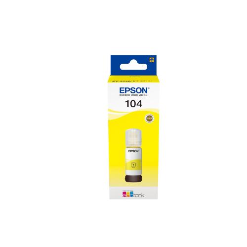 EPSON 104 FLACONE ECOTANK 65 ML GIALLO