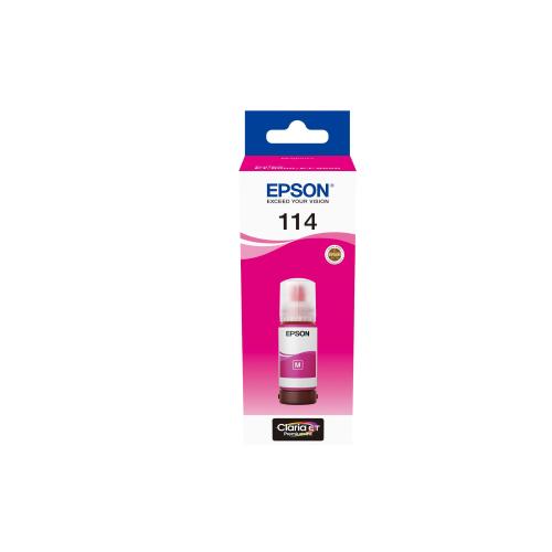 EPSON 114 ECOTANK INCHIOSTRO ORIGINALE INK RESA STANDARD MAGENTA