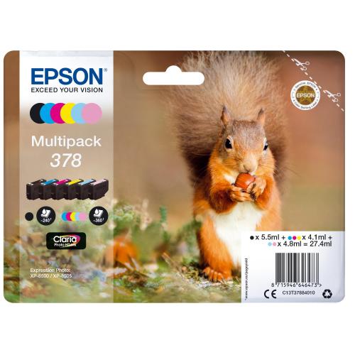 EPSON 378 CLARIA MULTIPACK 6 COLORI PHOTO HD