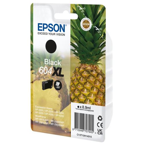 EPSON 604XL CARTUCIA INCHIOSTRO INK ORIGINALE RESA ELEVATA NERO