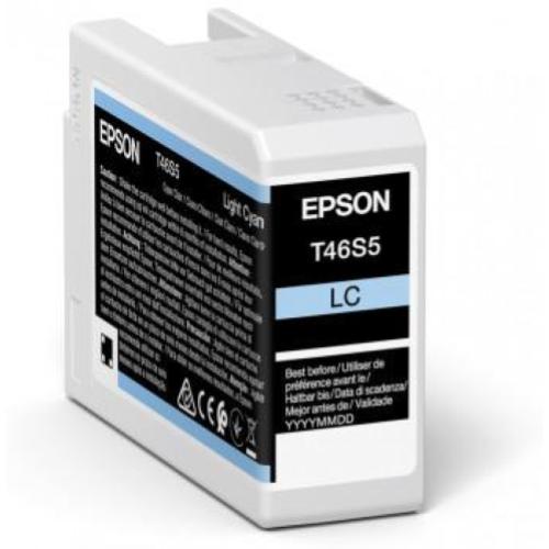 EPSON T46S5 ULTRACHROME PRO LIGHT CIANO CARTUCCIA INCHIOSTRO 25 ML PER P706-SC-P700