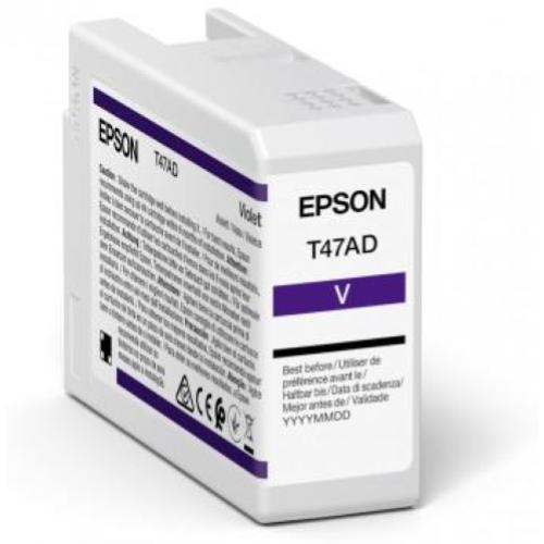 EPSON T47AD ULTRACHROME PRO CARTUCCIA INCHIOSTRO ORIGINALE 50 ML VIOLA
