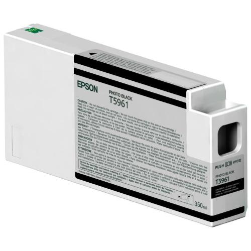 EPSON T5961 TANICA NERO FOTOGRAFICO PER STYLUS PRO 7900-7900 SPECTRO- 7900 SPECTROPROOFER- 7900 STD-9900-9900 SPECTRO- 9900 SPECTROPROOFER-9900 STD 350PG (C13T596100)