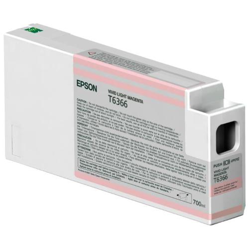 EPSON T6366 TANICA MAGENTA CHIARO PER STYLUS PRO 7900-7900 SPECTRO- 7900 SPECTROPROOFER- 7900 STD-9900-9900 SPECTRO- 9900 SPECTROPROOFER-9900 STD 700PG (C13T636600)
