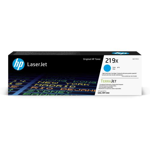 HP 219X CARTUCCIA TONER CIANO ALTA RESA 2.500 PAGINE